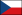 Flag of the Czech Republic (bordered)